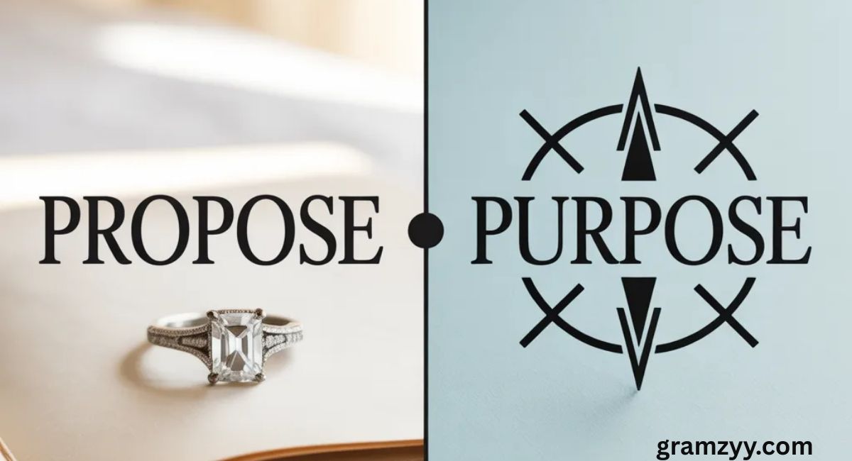 Propose vs Purpose: Understanding the Difference