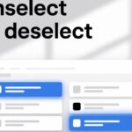 Unselect or Deselect