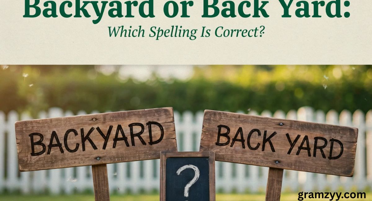 Backyard or Back Yard: Which Spelling Is Correct?