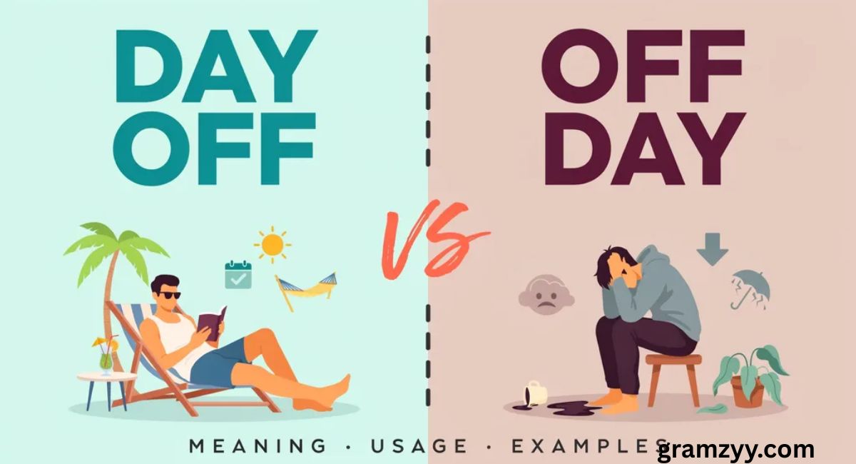 Day Off vs Off Day — Meaning, Usage & Examples