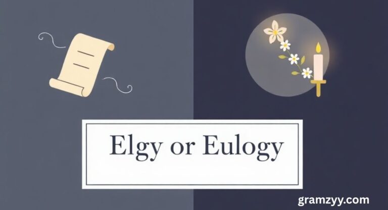 Elegy or Eulogy