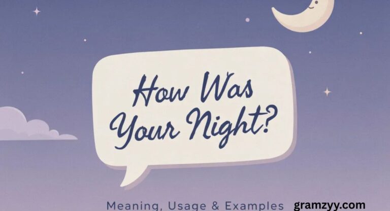 How Was Your Night? Meaning, Usage, and Examples