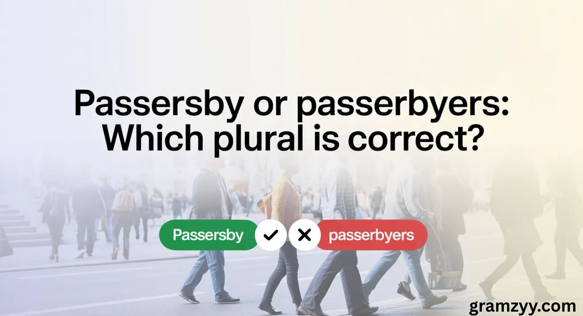 Passersby or Passerbyers: Which Plural Is Correct?