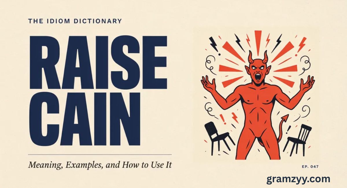 Raise Cain Meaning, Examples, and How to Use It