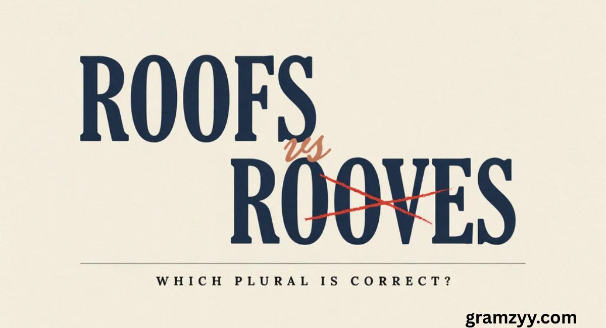 Roofs vs Rooves: Which Plural Is Correct?