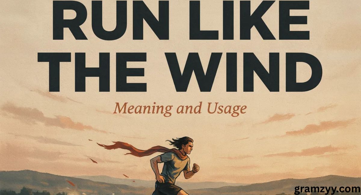Run Like the Wind: Meaning and Usage