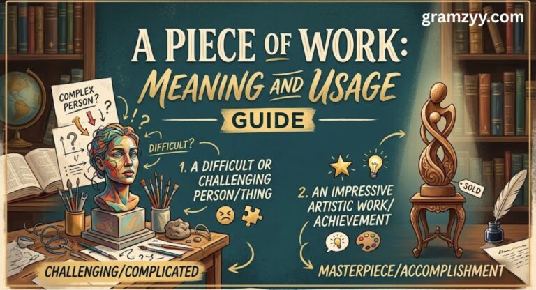 A Piece of Work: Meaning and Usage Guide