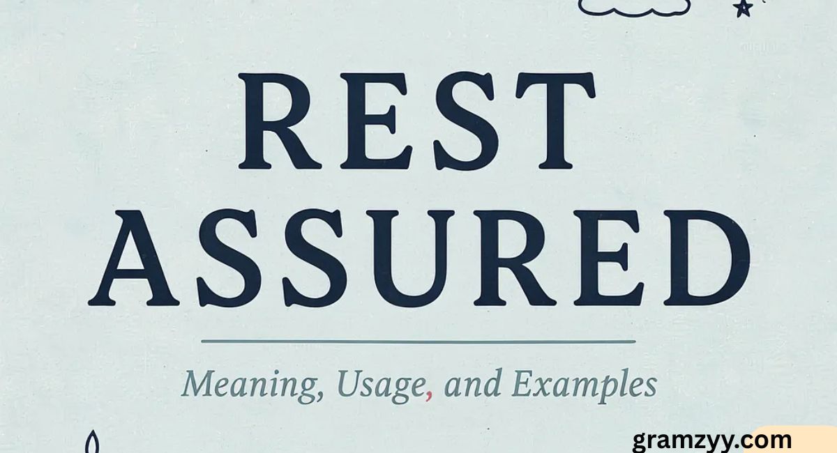 Rest Assured Meaning, Usage, and Examples