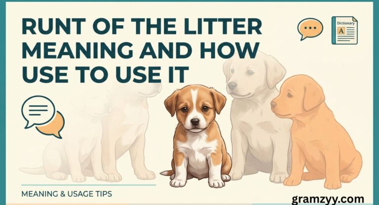Runt of the Litter Meaning and How to Use It