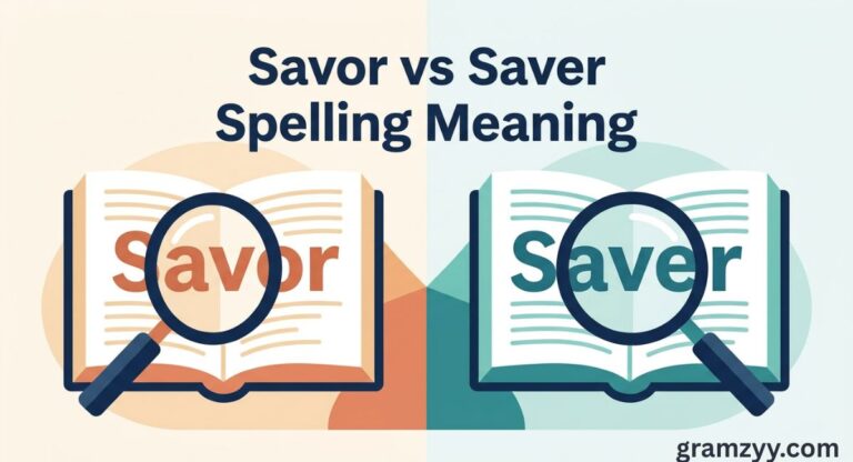 Savor vs Saver Spelling Meaning