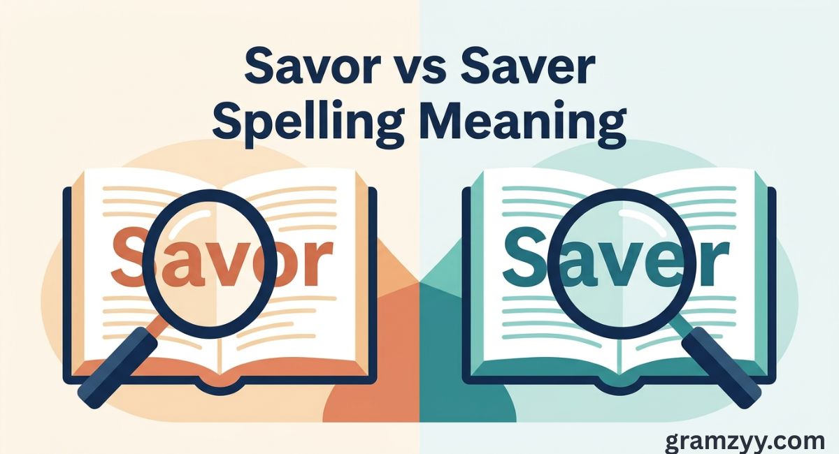 Savor vs Saver Spelling Meaning