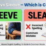 Sleeve vs Sleave – Which is Correct?