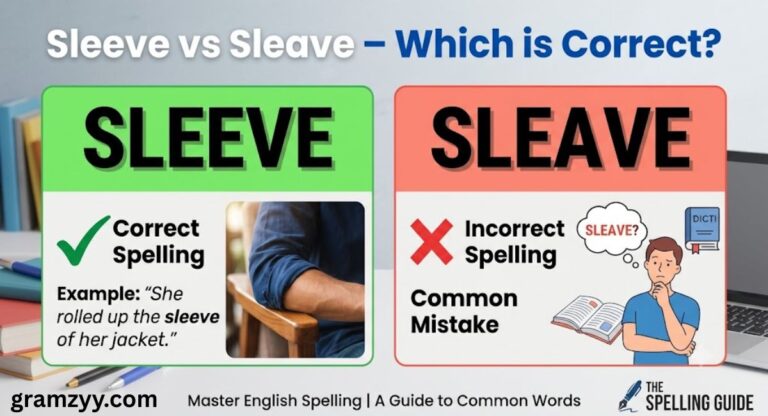 Sleeve vs Sleave – Which is Correct?