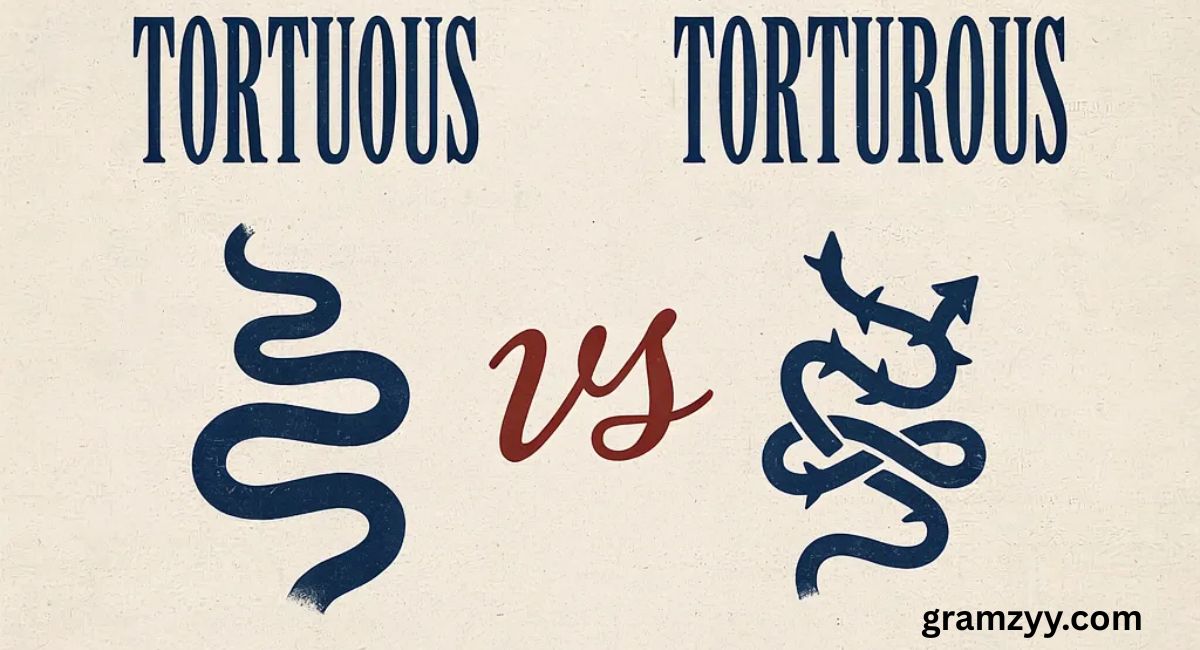 Tortuous vs Torturous — Meaning, Difference, and Examples