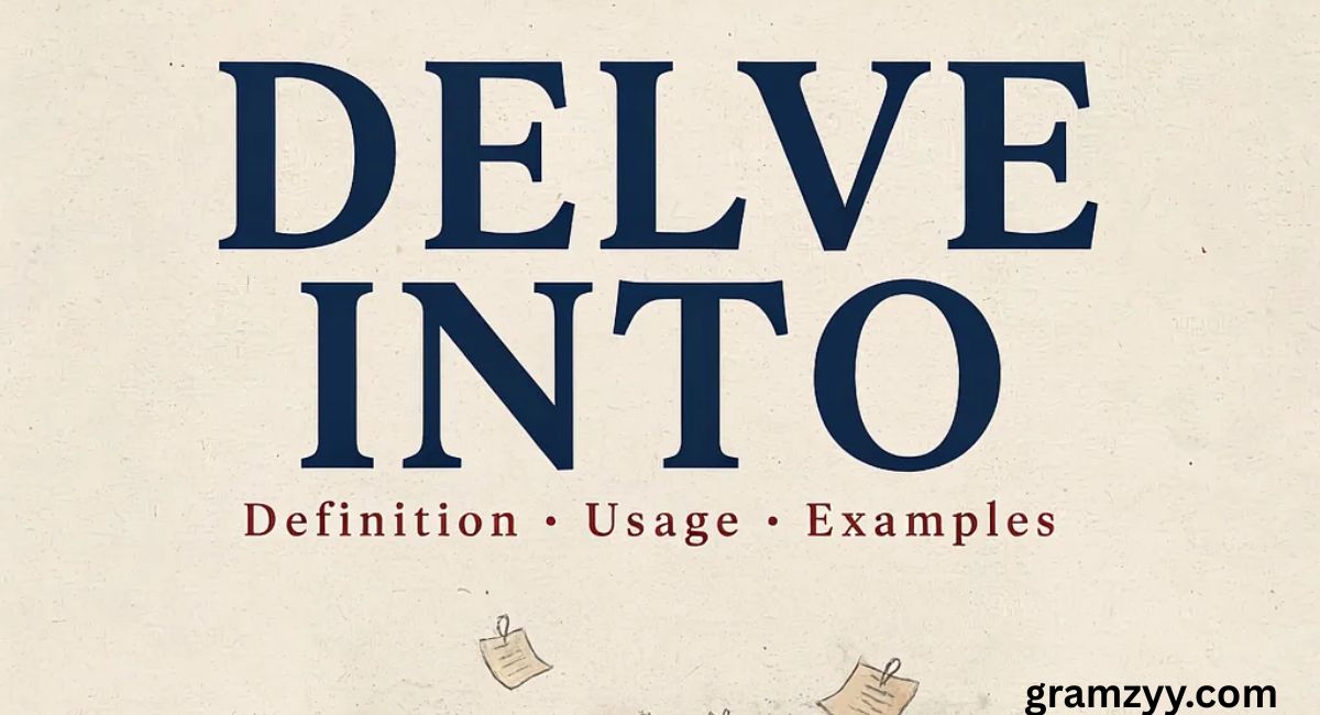 What Does “Delve Into” Meaning? Definition, Usage, and Examples