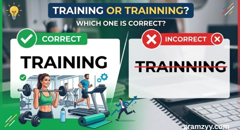 Training or Trainning: Which One Is Correct?