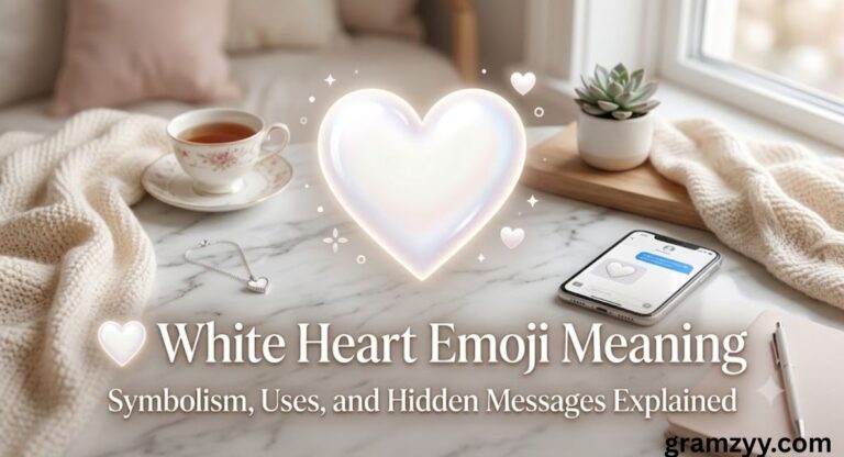 🤍 White Heart Emoji Meaning: Symbolism, Uses, and Hidden Messages Explained